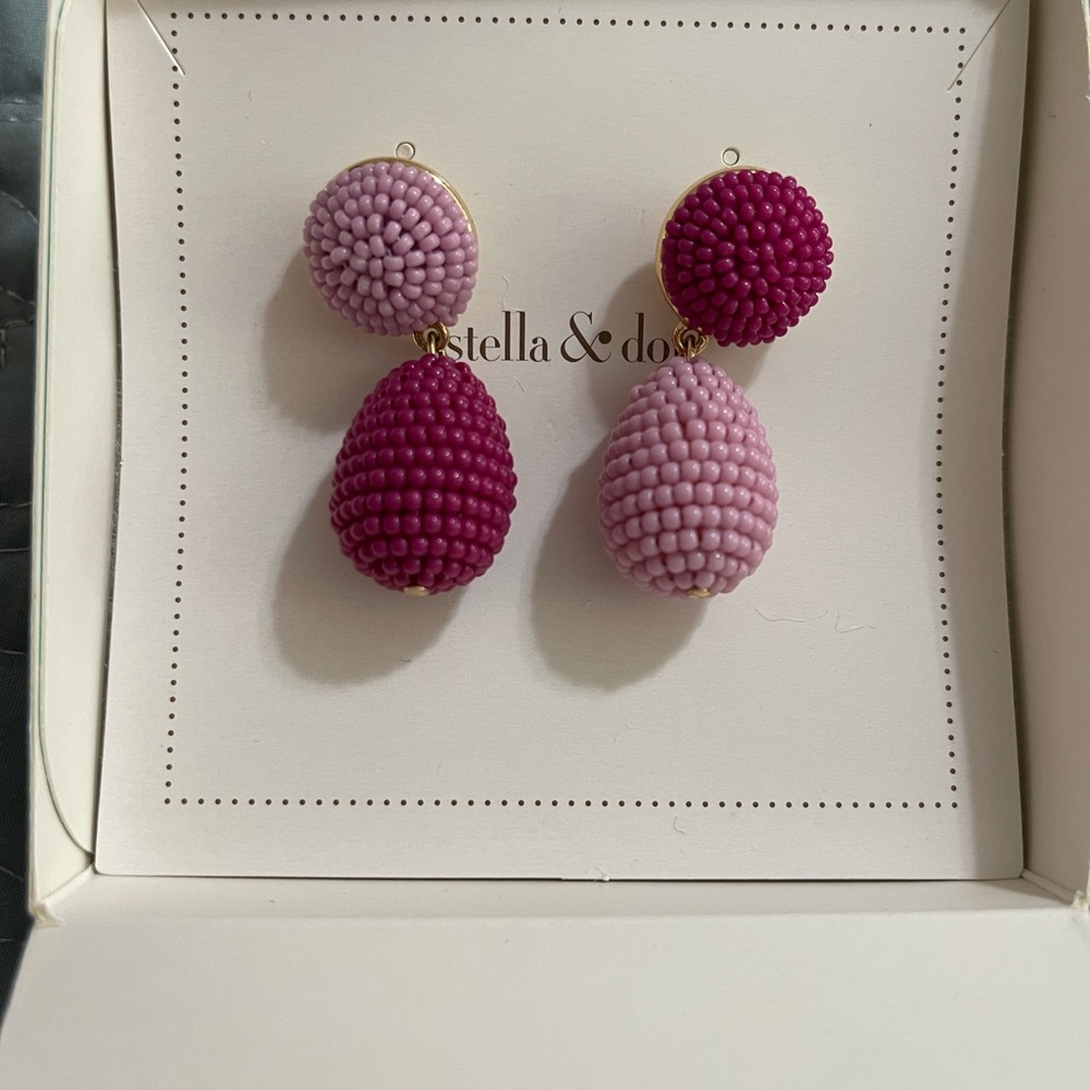Stella & Dot Marie Double Drop Earrings
